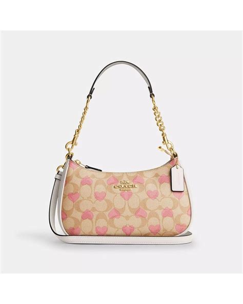 coach teri hobo bag dupe|coach teri shoulder bag pink.